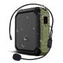 W WINBRIDGE® Amplificador de voz para exteriores Portátil con auriculares con Micrófono 18W 4400mAh Bluetooth Grabación de a prueba de agua para profesores, guías turísticos M800 （Con cable）