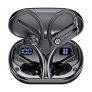 Auriculares Inalambricos Deportivos, Auriculares Bluetooth 5.3 con Gancho, 60H HIFI Estéreo Cascos Inalambricos Bluetooth, Carga Rápida Type-C, Pantalla LED, IP7 Impermeable, CVC8.0 Reducción de Ruido