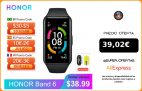 JULIO2 (10€ 2€) Versión Global en la banda de HONOR 6 pulsera inteligente impermeable Smartwatch con Monitor de ritmo cardíaco de oxígeno en la sangre Pantalla AMOLED banda inteligente|Pulseras inteligentes|
