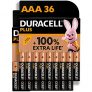 Duracell – NUEVO Pilas alcalinas Plus AAA , 1.5 Voltios LR03 MN2400, paquete de 36