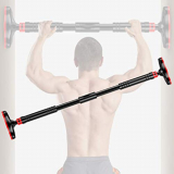AIWITHPM Barra Dominadas Ajustable【70-100 CM】 Barra de Dominadas para Pared Sin Tornillos – Pull up Bar de Fitness Multifuncional，Carga de 350 kg