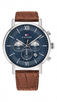 Tommy Hilfiger Reloj analógico para Hombre. de Cuarzo con Correa en Cuero 1710393