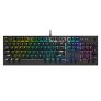 Corsair K60 RGB PRO LOW PROFILE Teclado Mecánico para Juegos (Interruptores CHERRY MX Low Profile SPEED: Rápido y Altamente Preciso, Aluminio Resistente, Retroiluminación RGB) QWERTY, Negro