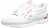 Reebok Royal Glide Ripple Clip Sneaker, Hombre, Cloud White/Cloud White/Vector Red, 36 EU