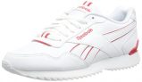 Reebok Royal Glide Ripple Clip Sneaker, Hombre, Cloud White/Cloud White/Vector Red, 36 EU