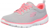 Skechers Flex Appeal 3.0-First Insight, Zapatillas Mujer, Varios Colores (Lghp Black Mesh/Trim), 39 EU