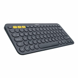Logitech K380 Teclado Inalámbrico Multi-Dispositivos para Windows/Apple iOS/Android/Chrome, Bluetooth, Diseño Compacto, PC/Mac/Portátil/Smartphone/Tablet/Apple TV, Disposición QWERTY Español – Negro