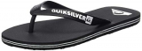 Quiksilver Molokai, Zapatos de Playa y Piscina Hombre, Negro (Black/Black/White Xkkw), 37 EU