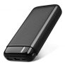 RIWNNI USB C Bateria Externa 20000mAh, Gran Capacidad Power Bank 18W PD Carga Rápida Batería Portátil con 3 Salida & 2 Entrada Cargador Portatil Movil para iPhone, iPad, Samsung, Huawei y Más – Negro