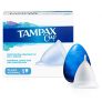 Tampax Copa Menstrual Flujo Regular, Protección Comfort-Fit Día y Noche, Fabricada 100% con Silicona Médica, Testada Clínicamente, Fácil de limpiar, Reutilizable, Incluye Funda de Transporte