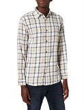 Jack & Jones Jorblaster Check Twill Shirt LS Camisa a Cuadros, Blanc De Blanc/Checks:/Slim Fit, L para Hombre