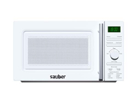 Sauber – Microondas AL VAPOR – Con GRILL – SERIE 3-21WG – 20 litros – Color Blanco. COCINA AL VAPOR