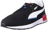 PUMA Graviton, Zapatillas Unisex Adulto, Black/White/Mykonos Blue/High Risk Red, 42.5 EU