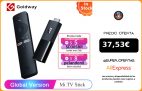 Xiaomi Mi TV Stick con Android 9.0 1080P versión global, complemento de cuatro núcleos para mando con decodificador Dolby DTS HD, 1GB de RAM 8GB de ROM, Quad core, compatible con el asistente de Google y con Netflix|Palo de TV|