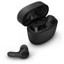 Philips TAT2206BK/00, Auriculares Bluetooth inalámbricos, Resistentes a Salpicaduras y Sudor, 18 Horas de reproducción, Disponible en 3 tamaños, micrófono Integrado, Ajuste cómodo