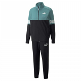PUMA Power Colorblock Poly Suit Cl Chándal, Hombre, Azul Mineral, S