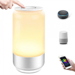 LE Lámpara de Mesa WiFi Inteligente, Lámpara de Noche WiFi, RGB Blanco Regulable (2000K – 6000K), Luz Nocturna WiFi Táctil Compatible con Alexa y Google Assistant, Ideal para Descansar, Leer y etc