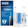 Oral-B Estación De Cuidado Bucal: Oral-B Smart 5000 Cepillo De Dientes Eléctrico + Irrigador Con Tecnología Oxyjet De Braun, 4 Cabezales Oxyjet, 6 Cabezales De Recambio. Se Conecta Con Bluetooth