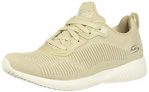 Skechers Bobs Squad Tough Talk, Zapatillas Mujer, Natural Engineered Knit, 37 EU