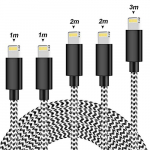 Charlore Cable Cargador Phone,[5Pack 1m1m2m2m3m]