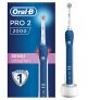Oral-B PRO 2 Sensi Ultrathin Cepillo de Dientes Eléctrico con Mango Recargable, Tecnología Braun y 1 Cabezal, Encías Fuertes y Sensibles, 2000 – Azul