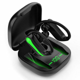 LYCHL Auriculares Inalambricos Deportivos, Auriculares Bluetooth 5.1 IP7 Impermeable Running Auriculares, Cascos Inhalabricos Correr con Micrófono Caja de Carga, Cancelación de Ruido Gimnasio, Viajes