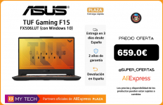 Portátiles ASUS TUF Gaming F15, con o sin Windows, IPS, 1TB, 15.6″ | Laptop VivoBookFlip 14 TP412FA EC707T, W10 Pro, 512GB|Ordenadores portátiles|