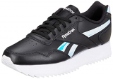 Reebok Royal Glide Ripple Doub, Zapatillas de Deporte Mujer, Black/Cloud White/Frost Berry, 41 EU