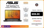 Portátiles ASUS TUF Gaming F15, con o sin Windows, IPS, 1TB, ​15.6″ | Laptop VivoBookFlip 14 TP412FA EC707T, W10 Pro, 512GB|Ordenadores portátiles|