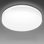 LE Plafón LED Techo 15W, Lámpara Techo para Baño IP54 Impermeable Super Brillante 1500LM 5000k Equivalente a 100W Lámpara Incandescente LED de Techo Luz de Techo Blanco Frío para Baño, Cocina, Balcón
