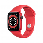 Apple Watch Series 6 (GPS + Cellular, 40 mm) Caja de aluminio (PRODUCT)RED – Correa deportiva (PRODUCT)RED