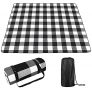 OUTHIKER Manta de Picnic 200 x 200cm Impermeable Alfombra de Picnic Extra Grande Alfombra de Playa Plegable Mantel para Camping Jardín Viaje Barbacoa con Bolsa de Almacenamiento