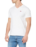 Levi’s Original HM Vneck Camiseta, White (White 0000), XX-Large para Hombre