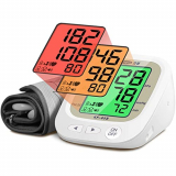 Cofoe Tensiómetro de Brazo,Medidor de Tensión Arterial,Monitor de Presión Del Brazalete Tensiómetro 23-33cm,2 * 192 Lecturas,Medición Precisa de la Presión Arterial y el Pulso,Validado Clínicamente