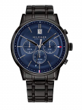 Tommy Hilfiger Reloj analógico para Hombre. de Cuarzo con Correa en Acero Inoxidable 1791633