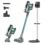Ultenic U11 Aspiradora Escoba sin Cable, 4 en 1 Aspirador Escoba Potente 25000PA, 55 Minutos de Autonomía, Pantalla LED, Soporte de Carga, Modo para Alfombra, Batería Extraíble, 3 Niveles Ajustables