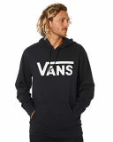 Vans MN Classic Po Hoodie II Sudadera con Capucha, Negro (Black-White Y28), L para Hombre