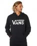 Vans MN Classic Po Hoodie II Sudadera con Capucha, Negro (Black-White Y28), L para Hombre
