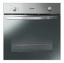 Candy Smart FCS 100 X/E, Horno Eléctrico, 70L, Horno eléctrico empotrado, Cuba para Limpieza por Agua, 4 Funciones, 2 Mandos Mecánicos, Puerta Doble Cristal Desmontable, Clase A, Acero Inoxidable