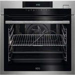 AEG BSE782320M Horno Multifunción con Limpieza Pirolítico, 20 funciones, Conectividad, Sonda Térmica, Pantalla TFT Color, Cámara de visión remota, 260 recetas, Antihuella, Inox, A++, 70 Litros