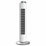 Cecotec Ventilador de Torre con Temporizador EnergySilence 8090 Skyline. 60 W, 33» (84cm) de Altura, Oscilante, Motor de Cobre, 3 Velocidades, Blanco
