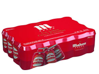 Mahou 5 Estrellas Cerveza Dorada Lager – Pack de 24 Latas x 33 cl – 5,5% Volumen de Alcohol