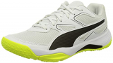 Puma Solarflash, Zapatillas de Balonmano Unisex Adulto, White Black Y, 42 EU
