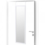Lola Home Espejo de Puerta Moderno de plástico de 35 x 125 cm (Blanco)