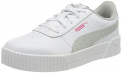 PUMA CARINA L PS, Zapatillas, Niñas, Blanco (Puma White/Puma White/Gray Violet), 29 EU