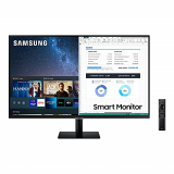 Samsung Smart M7 de 32″ LS32AM702URXEN con Tecnología 4K UHD (3840×2160, Altavoces, conectividad Móvil, Mando a Distancia, USB-C y Aplicaciones de Smart TV) Negro