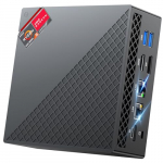 NiPoGi AM06PRO Mini PC 32GB DDR4,AMD Ryzen 5 5500U Mini Ordenador (6C/12T, hasta 4,0 GHz),512 GB M.2 NVMe SSD Mini Computadora con Dual Ethernet,HDMI+DP+Type-C 4K@60Hz para Educación/Oficina