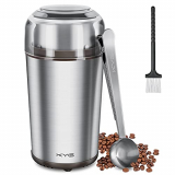 KYG Molinillo de Café Eléctrico Desmontable de 300W Potencia Molinos de Acero Inoxidable con Capacidad 70 gr Muele Rápido Semillas/Nueces/Especias