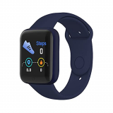 Smartwatch, Reloj Inteligente con Pulsómetro, Cronómetros, Calorías, Monitor de Sueño, Podómetro Pulsera Actividad Inteligente, Smartwatch Hombre Reloj Deportivo para Android iOS (Azul Oscuro)