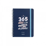 Mr. Wonderful Agenda clásica 2022 Semanal – 365 días y un millón de planes, Multicolor (WOA11306ES)
